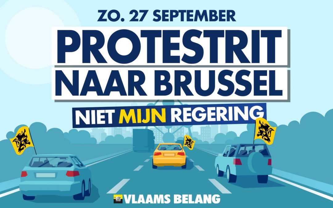 Vlaams Belang plant massale “protestrit naar Brussel” tegen Vivaldi